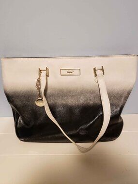 DKNY Leather Gradient Style Tote Purse